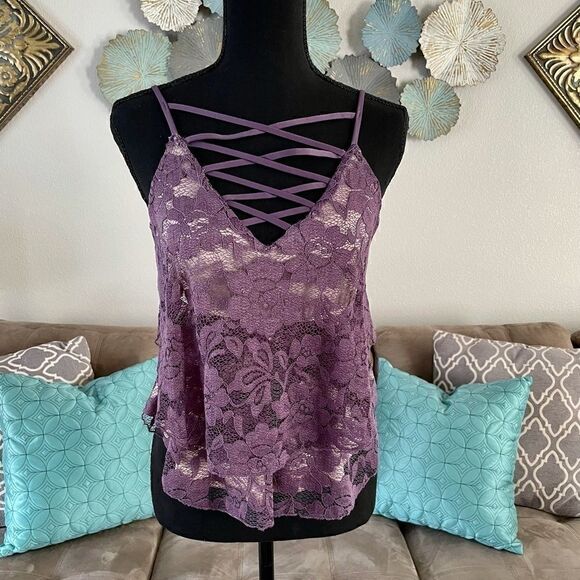 Express Tops - NWT EXPRESS Lace Criss Cross Top
